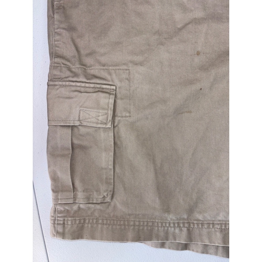 VINTAGE WALT DISNEY WORLD Mens Cargo Short Dad 90s Y2K Khaki 42 2XL Cotton Baggy - Picture 12 of 15